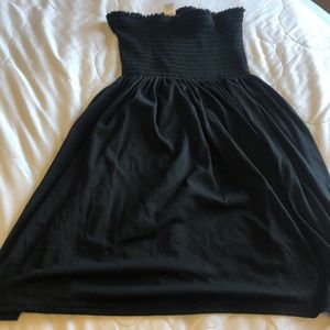 Bathing suit cover with stretchy top